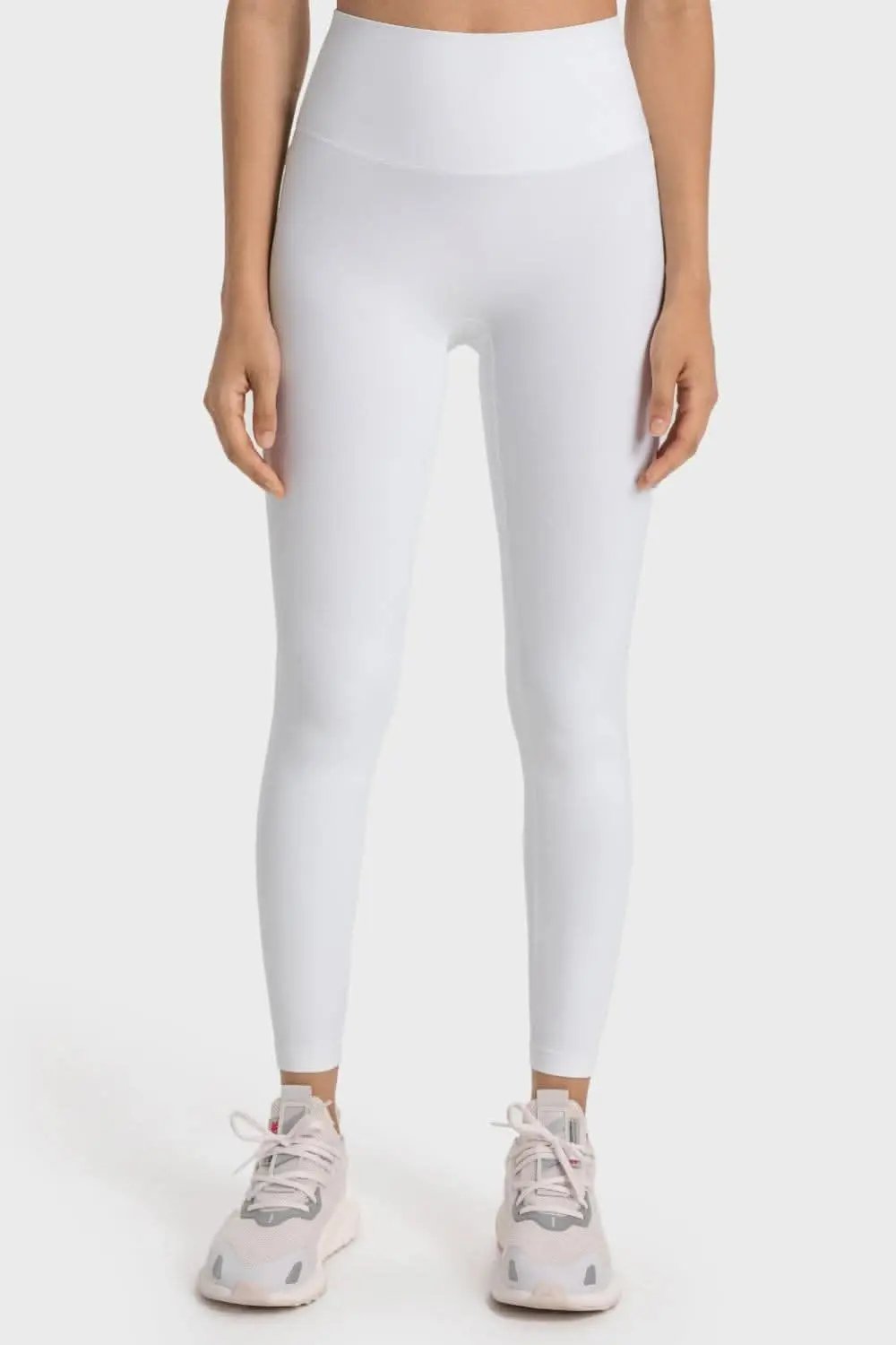 High-rise yoga leggings with wide waistband - Love Salve